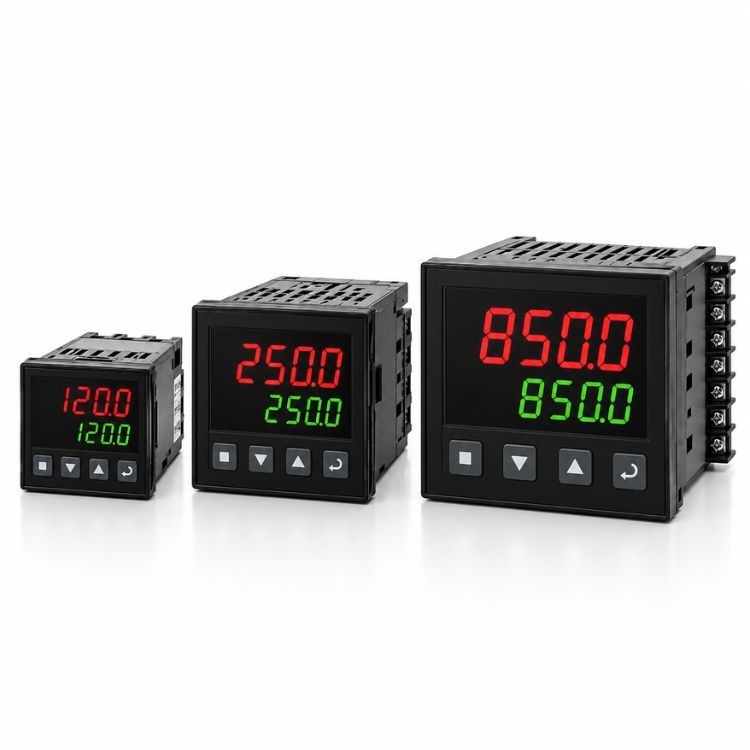 Temperature controllers for industrial heating processes